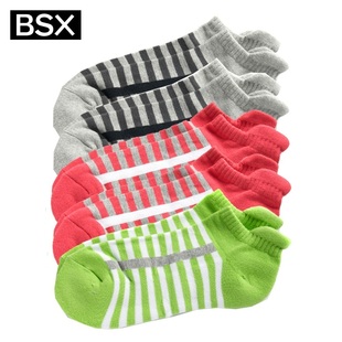 2012 Giordano BSX underwear Terry five mounted parallel bars men's stripe bottom skid boat socks 04240520
