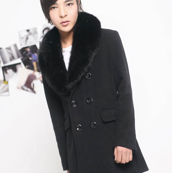 牛角扣毛呢外套,原单精品UYUK演绎气质<em>型男</em> 