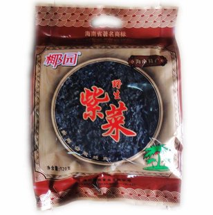  海南特产 椰园 野生紫菜 120克 去脂减肥