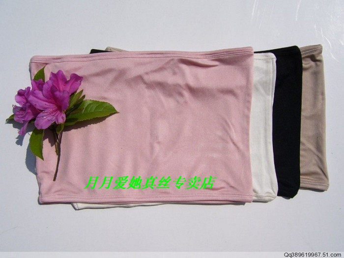 好评如潮~100%桑蚕丝针织真丝裹胸  真丝抹胸