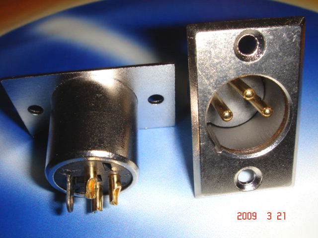 Tong Xing rectangle xlr socket/modular(With mounting holes Gold-plated pin)in the Audio appliances , Other AV Products category - from Buy2taobao.com to provide professional Taobao agent buy service
