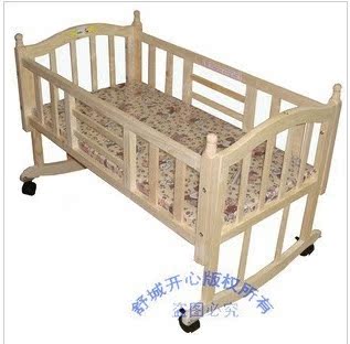 新店开业/无漆实木婴儿童床/摇蓝床/折叠床