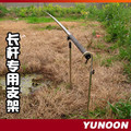 渔农长竿支架 带滑轮不锈钢炮台 垂钓渔具用品满就包邮