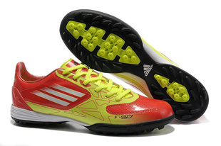  Adidas 男式 炫目配色室内足球鞋 梅西6代 F10 TRX TF碎钉足球鞋