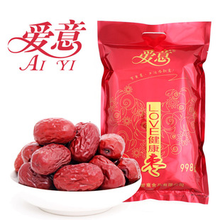  【爱意红枣】若羌红枣 新疆特产大枣灰枣 特价若羌枣子特级998克