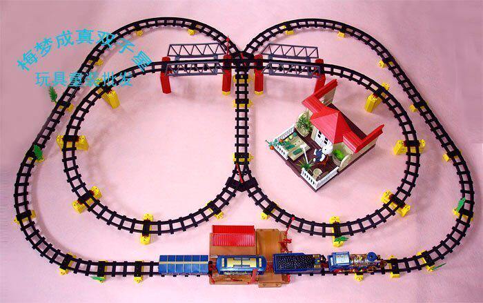 新年<span class=H>促销</span> 超值 高架桥 古典 蒸汽头 轨道火车 电动 火车 轨道车