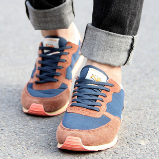  外贸原单男款运动鞋子复古男士跑步鞋轻便透气男式慢跑鞋正品特价