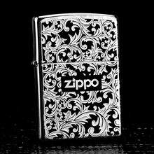 原装正品ZIPPO打火机 黑冰富贵唐草 经典zppo正版2011 限量包邮