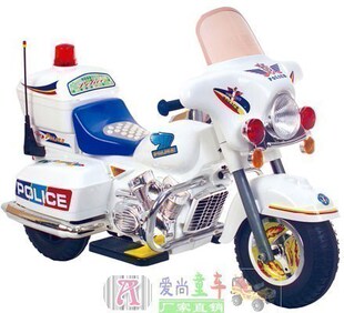外贸出口 PB368电动哈雷警车 三轮 电动车 儿童 电动 摩托车 童车