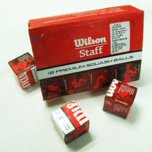 【锋利体育】专柜正品WilsonStaff维尔胜壁球红点蓝点壁球