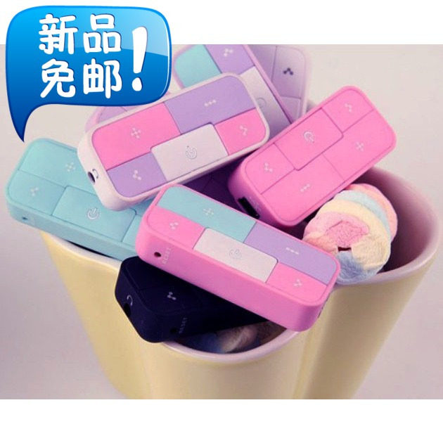 皇冠特价包邮 韩版棉花糖MP3播放器 可爱mp3 感应开机 粉嫩登场
