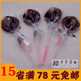 蜜蜂之星工艺 发光荧光黑糖棒棒糖 夜场酒巴婚礼专用批发 10克