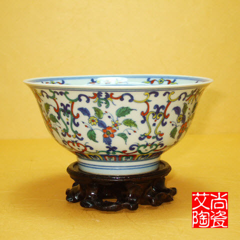 斗彩装饰碗摆件景德镇陶瓷手绘仿古雍正年制瓷碗古玩收藏博古摆设|msdalam kategori Aksesori rumah, barang-barang hiasan, mangkuk hiasan - dari Buy2taobao.com untuk memberikan perkhidmatan ejen Taobao profesional membeli