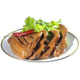  湖北特产零食品 周黑鸭鸭翅真空简包装 北京发货