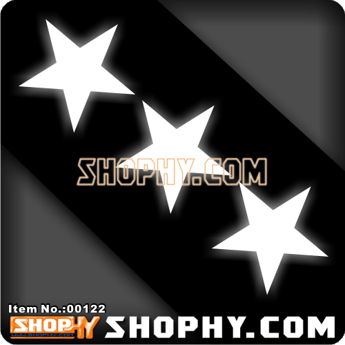 Car Pedal Car stickers 3M Reflective paste 00122 Three Starsin the Car/Articles/Fitting/Refit , Auto Exterior Accessories/Installation and decoration/Protect , Auto Exterior Accessories , Car decoration stickers category - from Buy2taobao.com to provide professional Taobao agent buy service