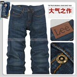  专柜 LEE官方指定促销单品 简约直筒牛仔裤 120磅仔布L616