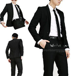 LYBD 韩式版型经典西服系列 立体修身商务西服套装