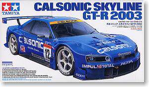 ☆绝模仅有☆ 田宮1/24 Calsonic Skyline GT-R 2003 24272