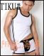新店开张冲心TIKU男士内衣莱卡棉运动背心WC2107XL