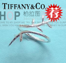 Tiffany 925 anillos de la joyería de plata, regalo de oliva