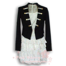 日本原单 francaise 欧美风 <span class=H>拿破仑</span>风 微弹修身小西服