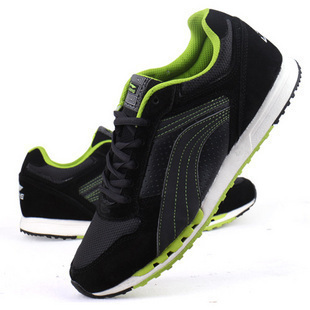  秋冬新款李宁男鞋正品李宁跑步鞋男式皮面复古休闲鞋子ARCE037-3