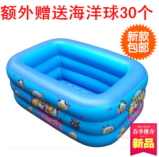 婴幼儿童游泳池小孩宝宝，波波池球池送海洋球成人充气y大号加厚包