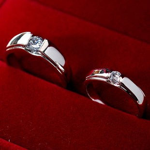  20分钻石钻戒指男戒女戒情侣戒子指环礼物r070