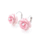 韩国rucycat热卖玫瑰花镶钻耳饰