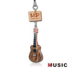 AMUSIC正品 礼物/小礼品 热卖香港纯手工原木吉他 手机链/挂件
