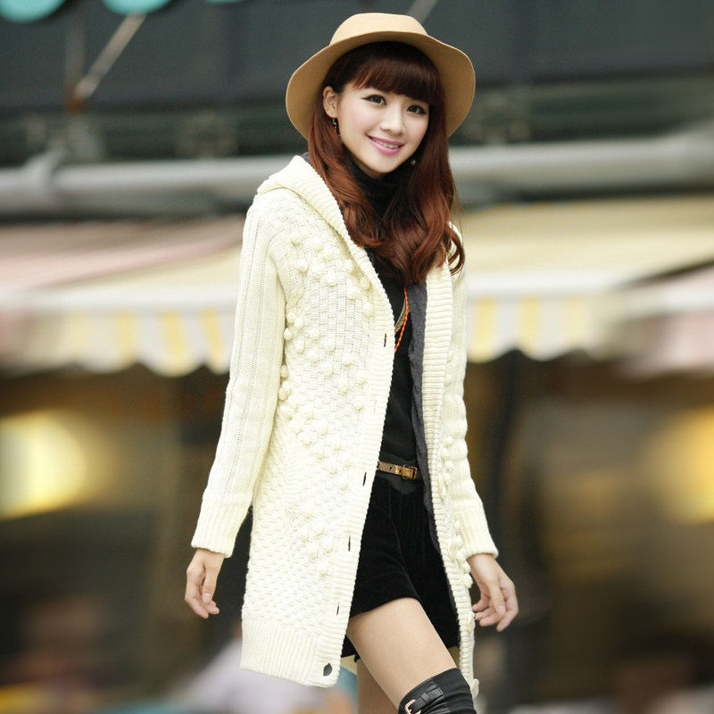 【多图】中<em>长款</em>修身<em>加厚毛衣外套</em>女装 - 中<em>长款</em>