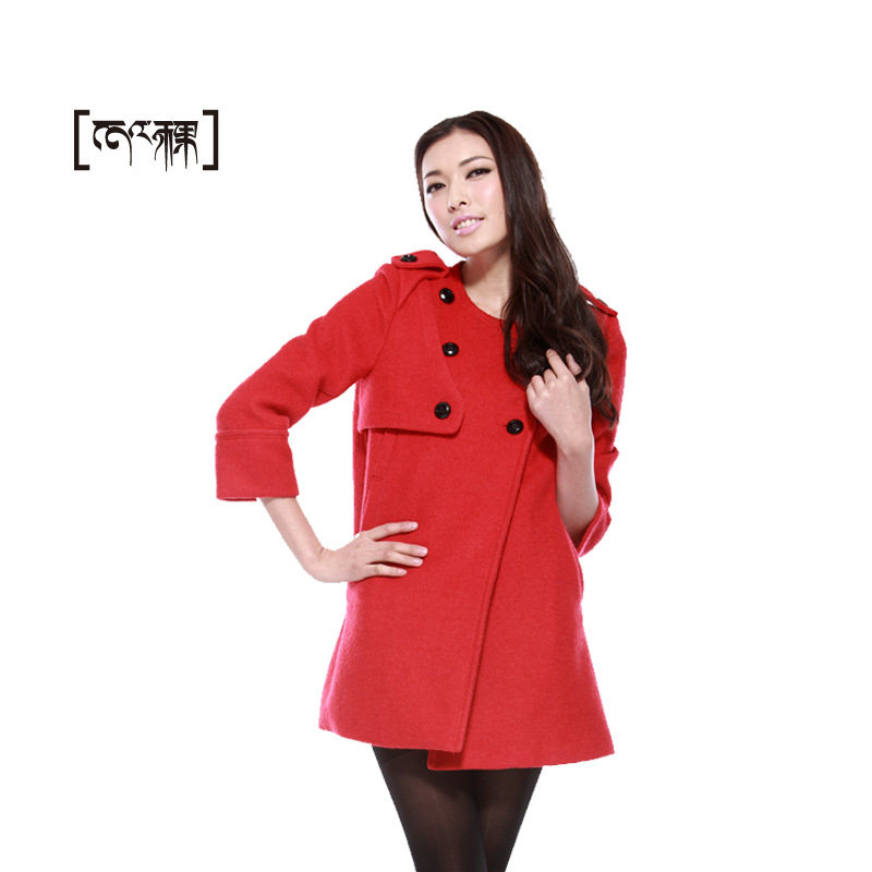 Landscape had been raining 2013 spring surge in women's blouses in Europe, wind sleeve long Barret coat-season clearance sale