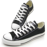 <span class=H>2010新款</span> 专柜正品匡威帆布鞋 黑色低帮 converse 夏季透气休闲鞋