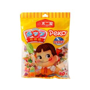  品店 不二家果味棒棒糖20支袋装125g 糖果