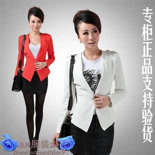  哥弟专柜正品女装代购 新款修身小西装 春秋百搭品牌女装外套