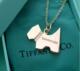 TIFFANY蒂梵尼纯银狗牌项链