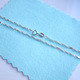 专柜精品 925纯银饰品项链 双水波纹女士项链
