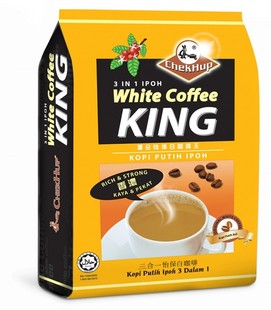  【天猫超市】 马来西亚进口咖啡 泽合怡保3合1白咖啡王 600g/袋