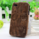 The timber bamboo iphone4 cellphone shell iphone4s casing Muke wooden protective sleeve 40 variety of any pick