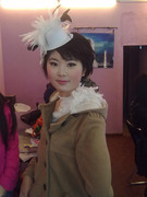 韩版新娘高贵白色羽毛，小礼帽发夹头饰发饰胸针，头花可配面纱