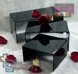 simlehappy 冲冠特价 <span class=H>数码产品</span>展示架 黑色 首饰架 饰品架 亚克力三件套