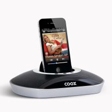 COOX酷克斯 M1 苹果iphone4s底座音箱ipod迷你小音响正品送防尘塞