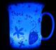 眩光骨瓷杯 发光骨瓷杯 马克杯 节日礼