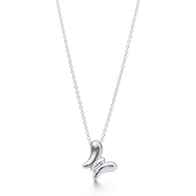 Bank of New artículos de moda de comercio [Tiffany] Especial de clase A de la mariposa de plata collar de corazón - Super A Calidad