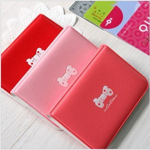  特价促销 韩国 可爱蝴蝶结12位卡包 卡册 卡套 卡夹