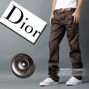 DIOR HOMME����������ֱͲ2ɫţ�п�
