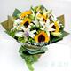 香水百合和向日葵鲜花上海鲜花花店七夕情人节鲜花-向日葵花坊