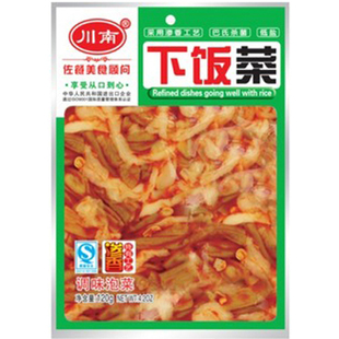  川南 下饭菜|泡菜 下饭必备 不含防腐剂 巴氏杀菌 美味下饭菜120g