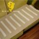 手工全棉米色白条形沙发垫坐垫