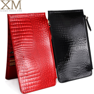  XM 多卡位长款钱包卡包女式银行卡套韩版女士时尚大容量卡夹Q30